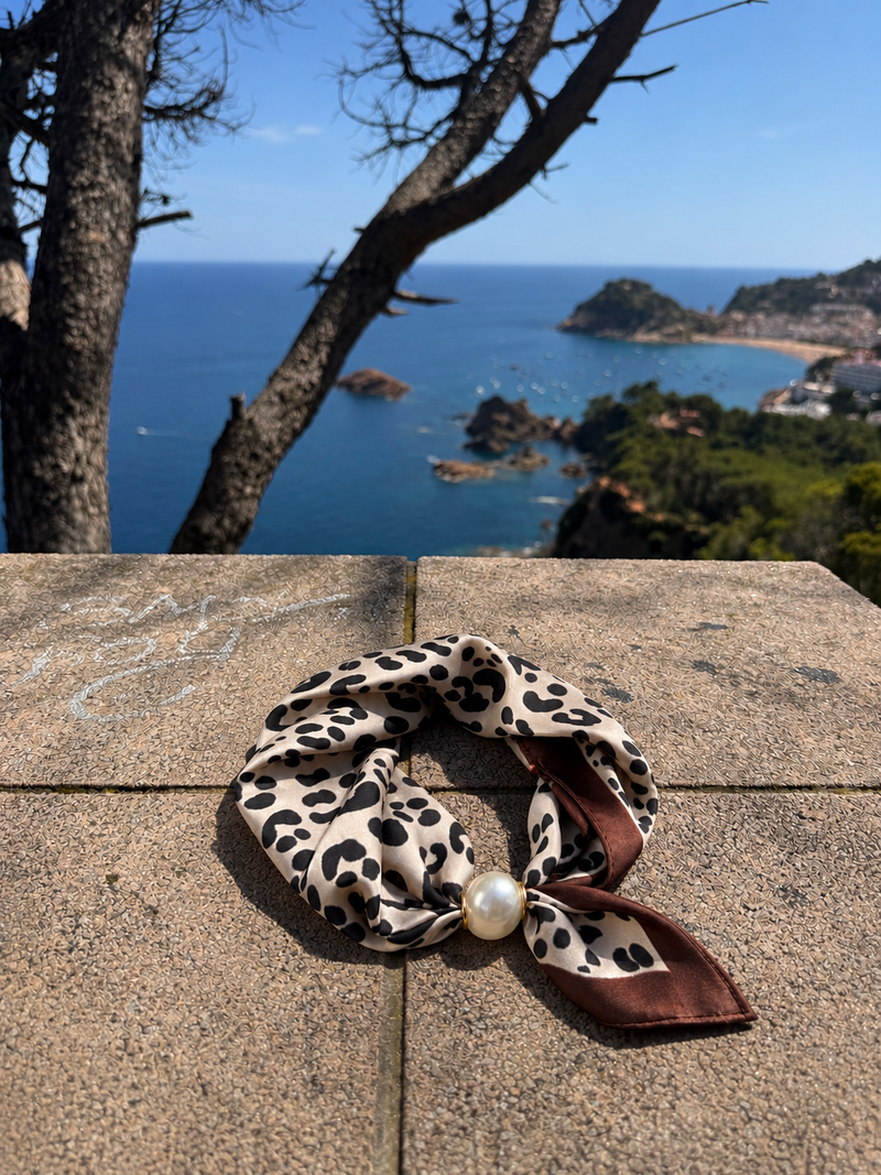 Foulard bijou — Léopard