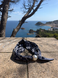 Foulard bijou — Léopard Nuit